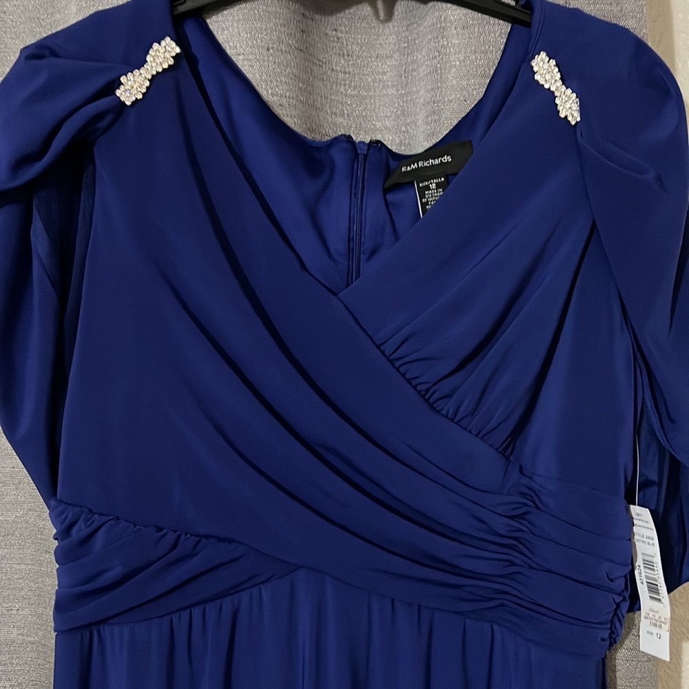 R&M Richards women’s dress Size 12 color Blue